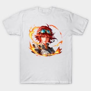 Realistic Anime Chandra Nalaar - Planeswalker T-Shirt